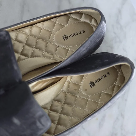 Birdies Powder blue ladies smoking loafer - Picture 3 of 8